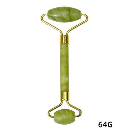 Natural Jade Stone Gouache Scraper Face Roller Gua Sha Massager